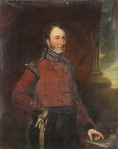 Capitão Henry Charles Harford do Frenchay Lodge (óleo sobre tela) de British School