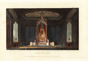 Design para um quarto gótico de British School