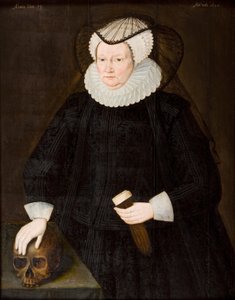 Sra. Elizabeth Morgan (óleo sobre painel) de British School