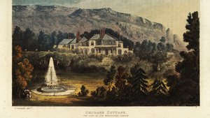 Orchard Cottage, Ilha de Wight, a sede de Sir Willoughby Gordo de British School