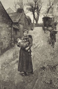 Viúva do país pobre (gravura) de British School