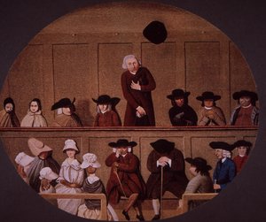 Reunião Quaker (cor litho) de British School