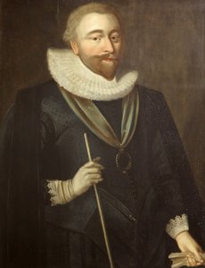 Richard Weston, Conde de Portland, Lord High Treasurer, c.1630 (óleo sobre painel) de British School