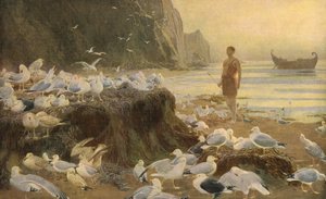 Um andarilho do Velho Mundo, 1887, c1930. de Briton Riviere