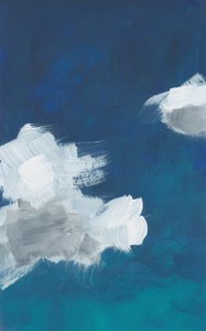 Nuvens azuis abstratas