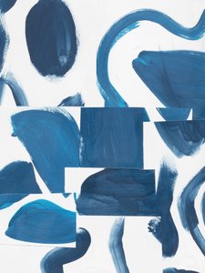 Formas azuis abstratas