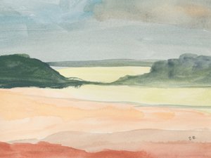 Paisagem serena do deserto