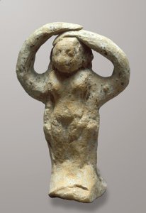 Estatueta de um enlutado, de Azor, Israel (argila) de Bronze Age
