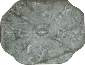 Esboço para o fresco do teto da Capella d