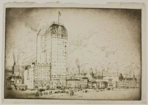 Chicago - O Hotel Blackstone de Bror Julius Olsson Nordfeldt