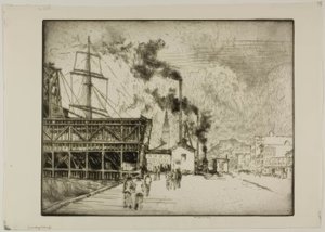 Cais de Crowley de Bror Julius Olsson Nordfeldt