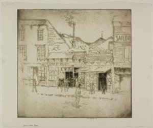 Bar Forecastle de Bror Julius Olsson Nordfeldt