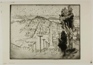 Colina Telegraph de Bror Julius Olsson Nordfeldt