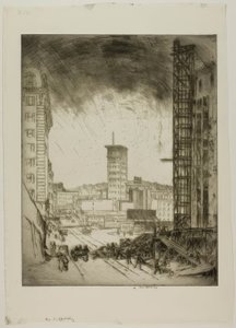 O andaime de Bror Julius Olsson Nordfeldt