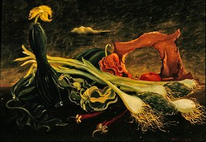 Natureza Morta (óleo sobre tela) de Bruce Hollingsworth