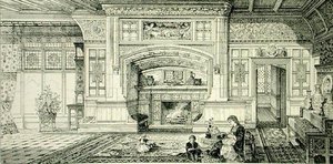 Lareira de Sala de Jantar, de 