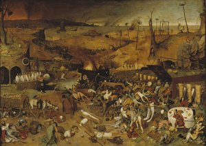 O triunfo da morte, ca 1562-1563 de Bruegel
