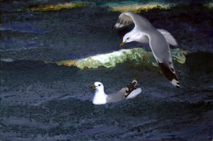 Gaivotas de Bruno Andreas Liljefors