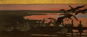 Ganso selvagem de Bruno Liljefors
