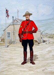 Cabo da Polícia Montada do Noroeste em 1905