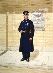 Agente da polícia em 1863