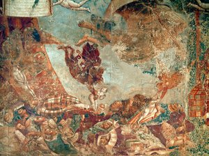 Triunfo da Morte, fresco ... (fresco) de Buonamico Buffalmacco