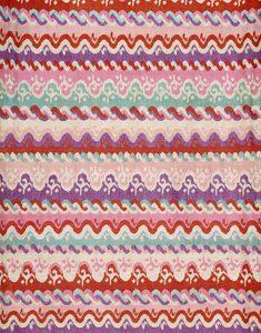 Material de padrão Acheik (têxtil) de Burmese School