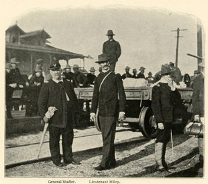 Chegada a Port Tampa, Guerra Hispano-Americana, junho de 1898, 1899.