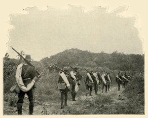 No Caminho do Campo de Batalha da 1ª e 10ª para a Cena de Conflito dos Cavaleiros Rudes, sobre as Montanhas