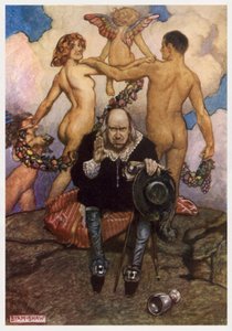 "Eu odeio o que eu amo" (cor litho) de Byam (after) Shaw