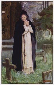Ilustração para The Cloister and The Hearth de Charles Reade (cor litho)