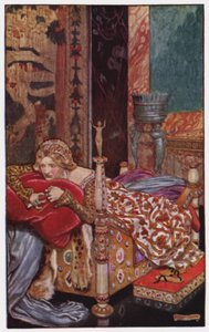 Ilustração para The Cloister and The Hearth de Charles Reade (cor litho) de Byam (after) Shaw