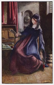 Ilustração para The Cloister and The Hearth de Charles Reade (cor litho) de Byam (after) Shaw