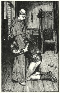 Ilustração para The Cloister and The Hearth de Charles Reade (litho)