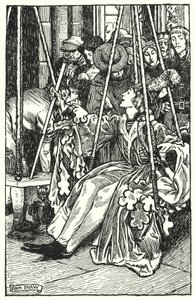 Ilustração para The Cloister and The Hearth de Charles Reade (litho) de Byam (after) Shaw