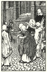 Ilustração para The Cloister and The Hearth de Charles Reade (litho) de Byam (after) Shaw