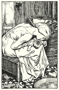 Ilustração para The Cloister and The Hearth de Charles Reade (litho) de Byam (after) Shaw