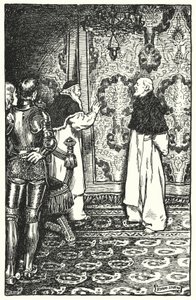Ilustração para The Cloister and The Hearth de Charles Reade (litho) de Byam (after) Shaw