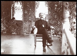Oficial da marinha americana Almirante William Thomas Sampson, Havana, 1902 (impressão em gelatina de prata)