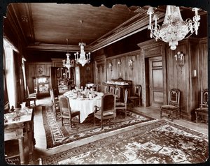 Sala de jantar no Hotel Knickerbocker, 1906 (impressão em gelatina prateada)