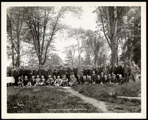 Gerentes de hotel no The Griswold&39;s Oasis, Milford, Connecticut, 12 de junho de 1919 (impressão em gelatina de prata)
