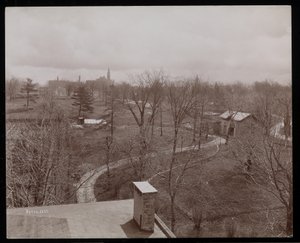 Parte da propriedade Erlich no Hudson, Nova York, 1896-98 (impressão de gelatina de prata) de Byron Company