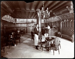 O quarto holandês no Hotel Manhattan, 1902 (impressão em gelatina de prata)