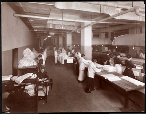 A lavanderia do Hotel McAlpin, 1913 (impressão em gelatina de prata)