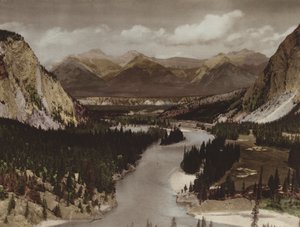 Bow Valley, Banff (foto a cores)