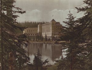 Chateau, Lago Louise (foto a cores)
