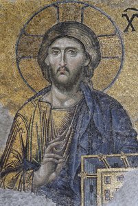 Cristo pantocrator ou Cristo em glória, c.1261 (mosaico)