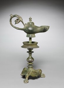 Lâmpada e suporte, 400s de Byzantine