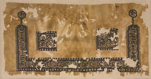 Seção inferior de uma túnica, 400s de Byzantine PeriodEgyptian