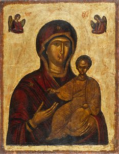 A Virgem Hodegetria, 1500s. de Byzantine icon.